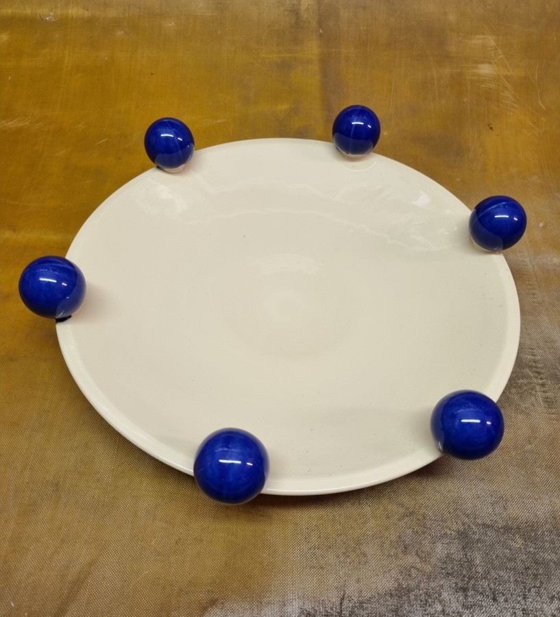 Serviravimo lėkštė " Burbuliukas Mėlynė "